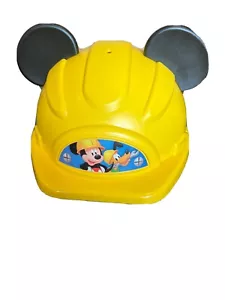 Disney Pluto Mickey Mouse Ears Yellow Construction Worker Builder Hard Hat - Picture 1 of 7