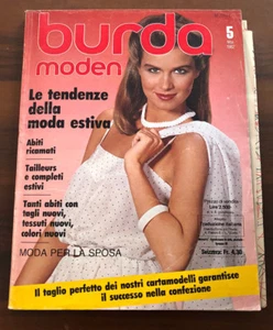 Burda moden 5/1982 tendenze moda estiva con allegato traduzione e cartamodelli - Picture 1 of 1
