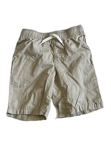 Old Navy Bermuda Summer Lightweight Shorts Pocket Beige Tan Khaki Size M 8 Boys - Picture 1 of 6