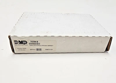 Teclado LCD Thinline DMP 7070N-B Negro NUEVO Foto 1 de 4