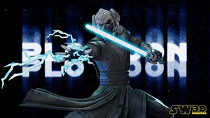 Plo Koon 3D Printed Figure, Star Wars Jedi Master Statue, Unpainted - Picture 1 of 2