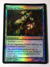Curse of Chains - Shadowmoor (Magic/mtg) Foil Common