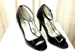 Rampage Women's Raimi Black High Heels Shoes Sandals Stiletto Size 7.5M - Picture 1 of 9