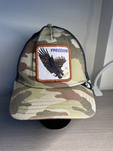 Goorin Bros The Farm Freedom Truckermütze Camouflage mit Adler Stickerei gebraucht - Bild 1 von 12