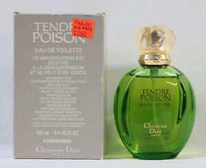 Green Tendre Poison Christian Dior Eau De Toilette EDT Spray 3.4 oz Discontinued