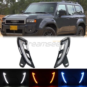 LED DRL for Toyota Land Cruiser Prado LC250 2024+ Daytime Running Light w/ Turn - Picture 1 of 12