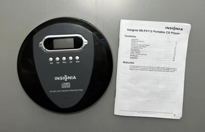НА ЗАПЧАСТИ* не работает*портативный проигрыватель компакт-дисков Insignia с защитой от пропусков NS-P4112 - Изображение 1 из 4