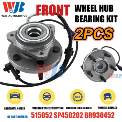 2x Front Wheel Bearing Hub Assembly for Ford Ranger Explorer/Mazda B4000 515052 - Imagem 1 de 4