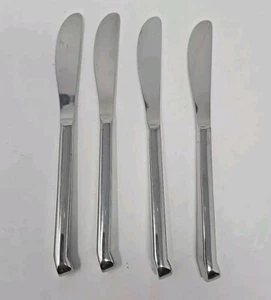 Set 4 The Cellar CLF 13 Stainless Japan Dinner Knives - Picture 1 of 8