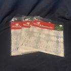 Lot de 3 sacs panier cellophane imprimé flocon de neige maison de Noël vacances NEUF