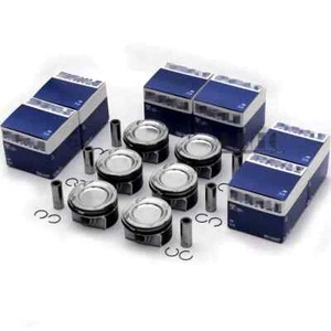 6x Pistons With Rings Set MAHLE for Mercedes-Benz X290 W167 C167 W222 M256 3.0 T - Picture 1 of 5