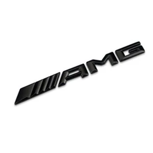 Mercedes AMG Boot Badge Rear Emblem Logo - Suitable for every model BLACK GLOSS - Picture 1 of 1
