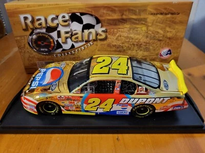 Jeff Gordon #24 Dupont Pepsi Daytona 2002 chapado en oro 24 k aficionados de carreras solo 1:24 Foto 1 de 4