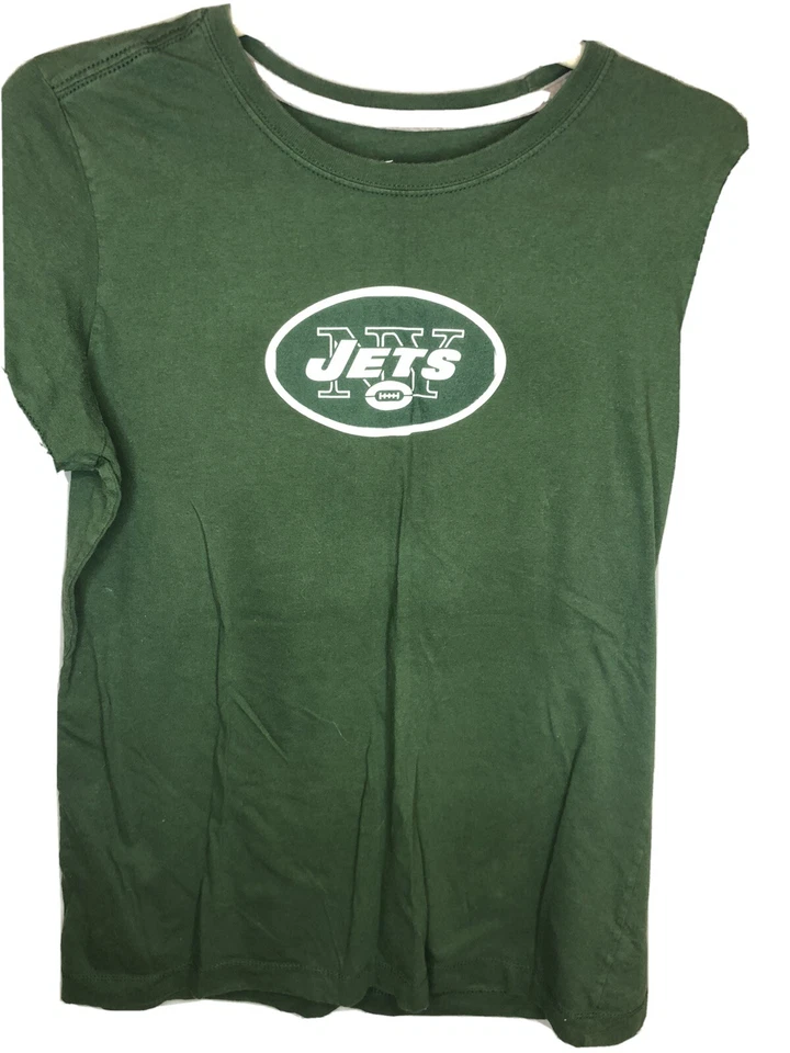 NIKE NY Jets Tebow 15 女式 T 恤修身大码 100% 棉 — 第 1/4 张图片