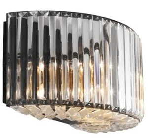 New in Box Eichholtz Infinity Crystal Glass Rods Wall Lamp - Picture 1 of 15