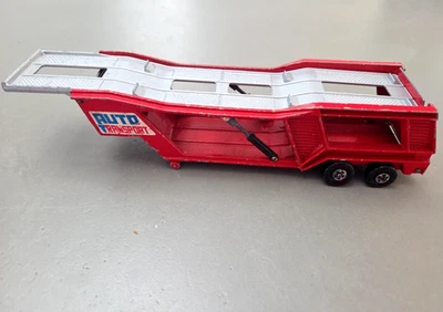 Vintage Matchbox Superking K-10 Auto Car Transporter Trailer 1976 LESNEY England - Image 1 of 4