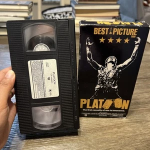 Platoon (1986, VHS) - HBO Video - Broken Seal - Picture 1 of 4