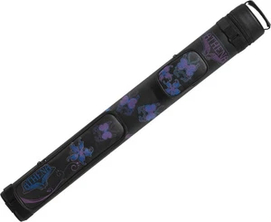 Athena ATHC08 2x2 Oval Hart Vinyl Pool/Billard Queue Case - Schmetterlinge/Blumen - Bild 1 von 2