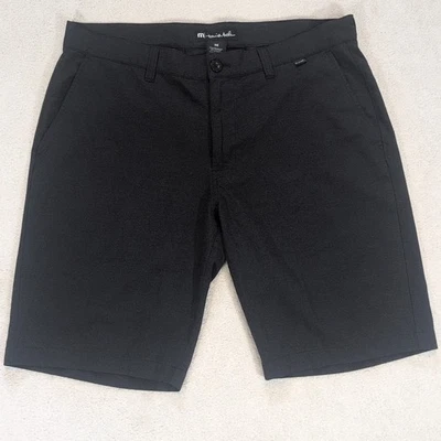 Pantalones Cortos Travis Mathew Performance Elásticos Beck Para Hombre Talla 36 Negro Poliéster Golf Foto 1 de 4