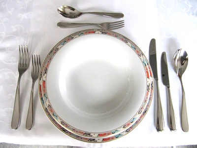 Alessi- Nuovo Milano Besteck-Set 48 Teile - Design Ettore Sottsass/Alberto Gozzi - Bild 1 von 4