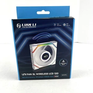 Lian-Li TL120 UNI Wireless LCD 120mm White Fan ARGB 12TLLCD1W1W - Bild 1 von 4