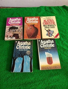 5 Agatha Christie - Vintage Pan Fontana Paperback Books Bundle Job Lot - Picture 1 of 7