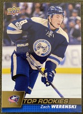 2017-18 Upper Deck Zach Werenski Top Rookies RC Card #R-5
