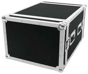 8 HE 19" Roadinger Verstärkerrack 57 cm tief - Amprack Endstufenrack Flightcase - Picture 1 of 10