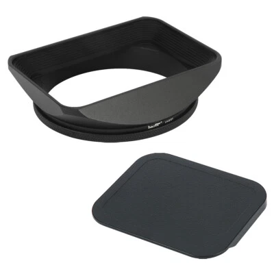 HAOGE Universal Square Metal 72mm Lens Hood for Canon Nikon Pentax Sony Nikkor Lens