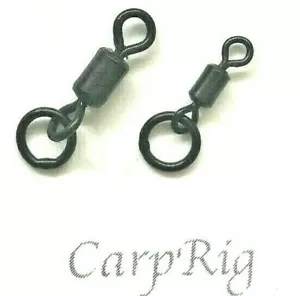 Terminal pesca alla carpa pesca alla carpa ANELLO FLESSIBILE STANDARD GIREVOLE UK taglie 8 o 11 - Foto 1 di 1