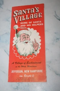 Vintage 1970 Travel Brochure Santa's Village Jefferson NH - Picture 1 of 3