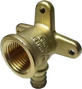 100 Pcs XFITTING 1/2" Pex x 1/2" Female NPT Drop Ear Elbow, Lead Free Brass - Picture 1 of 6