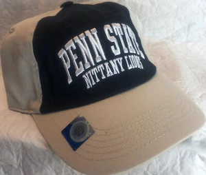 Baseballkappe Penn State Nittany Lions zweifarbig blau beige - Bild 1 von 4