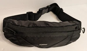 Water Resistant Running Fanny Bag/Belt - Black - 10"W x 2.25"D x 3.25"H (Bag) - Imagen 1 de 3