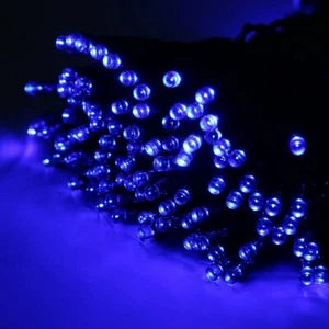 Waterproof Solar Powered Fairy String Lights 100/200/500LED Garden Outdoor Party - Picture 1 of 23