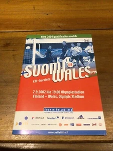 Finland v Wales Euro 2004 Qualifying Match Programme 07/09/02 - Picture 1 of 3