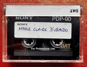 Grabación DAT de estudio original única Marie Claire D'UBALDO - Imagen 1 de 3