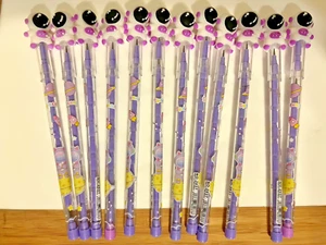 Set of 12 Purple Astronaut Pencils With 11 Refillable Sections - Space Planets - Bild 1 von 2