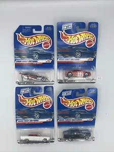 4 NRFP 2000 1999 First Editions Hot Wheels '64 Lincoln Surf Muscle Tone Chevelle - Picture 1 of 5