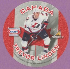 1997 97-98 PINNACLE KRAFT DISC TEAM CANADA TREVOR LINDEN KEITH PRIMEAU NNO