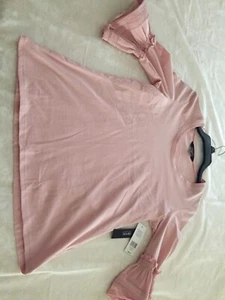 ISAAC MIZRAHI IMNYC MUJER TOP ROSA SUAVE TALLA XS - Imagen 1 de 5