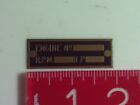 1/2 Scale Economy Hercules Nameplate For Hit And Miss Model Engine Name Tag