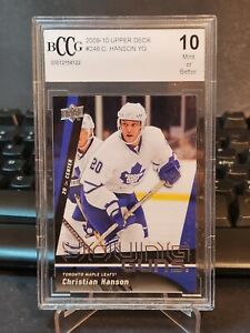 BCCG 10 Toronto Maple Leafs -  Christian Hanson - 09/10 UD Series 1 - Young Guns