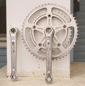 SR Apex Crankset Sakae Ringyo 170 Bike Square Taper Cranks Vintage Japan 40T 52T - Picture 1 of 8