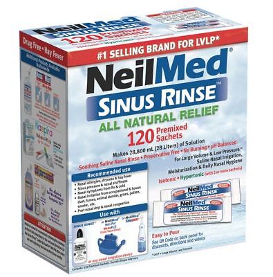 NeilMed Sinus Rinse Saline Nasal Natural Sinus & Allergy Relief Sachets • 19.75£