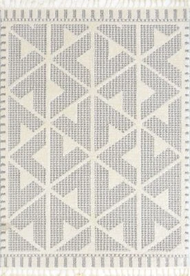 Mason Brooks Transitional Gray Indoor Shag Ibiza Area Rug - Image 1 of 4