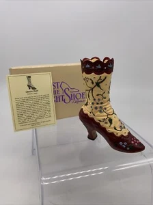 1998 Raine + Willitts Designs Just The Right Shoe "Opera Boot" Figurine #25005  - Picture 1 of 2