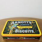 Vintage 80?S Arnott's Famous Special Selection Biscuits Tin 450Gm Black Storage
