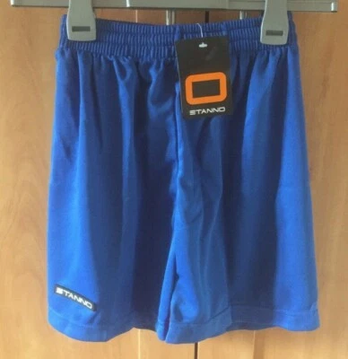 NEW Stanno Mens Blue Sports Shorts - XXS -  For height 140-152cm  - Image 1 of 4