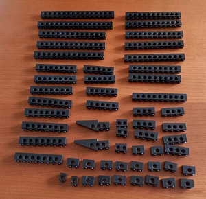 Lotto 03 Lego Technic Classici Vintage Nero 1 x 16 14 12 10 8 6 4 2 1 Vari - Foto 1 di 2